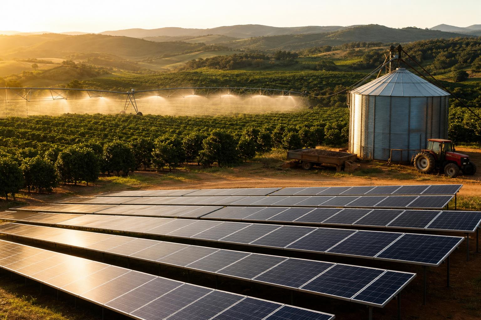 Energia Solar Rural — Irrigação, Secador de Café e mais